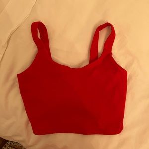 Alo cherry red top